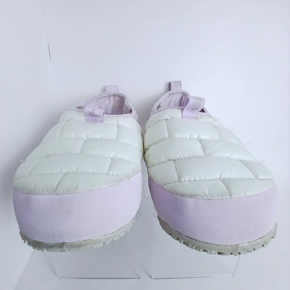 The North Face Thermoball Traction Mule II Kids 1 White Lavender Cabin Outdoor